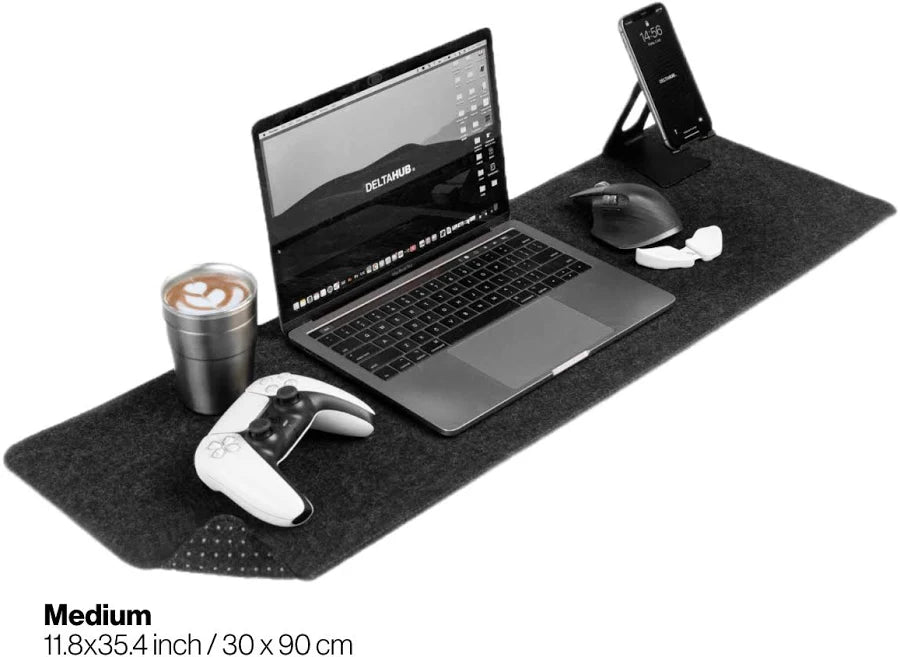 VECT™ Transit Desk Mat | Water-Resistant Vegan Leather Worksurface